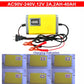 12V 2A Full Automatic Smart Car Battery Charger Lead Acid GEL Intelligent Motorcycle Charger with LCD Display