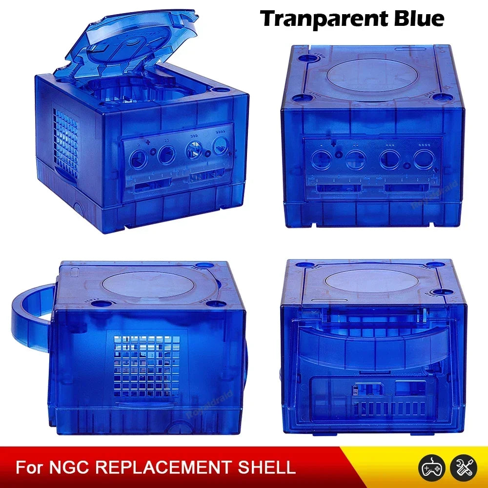7 COLOR Transparent Box Replacement Case For Gamecube Housing Shell Case For NGC Retro Video Game Console DOL-101/DOL-001 Access