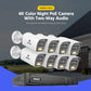 ANNKE 8CH 4K Ultra HD POE Network Video Security System 8MP H.265+ IP Camera Support Two Way Audio human & Vehicle Detection 4MM