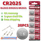 10-100PCS 150mAh 3V CR2025 Battery CR 2025 Lithium Battery DL2025 BR2025 KCR2025 For Car Remote Control Watch Button Coin Cells