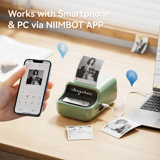 Niimbot B21 Pro 300dpi Label Maker Bluetooth printer 20-50mm Width Tape For DIY Crafts Notes Scrapbook Photo Shipped Locally