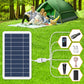 2W Solar Panel With USB Waterproof Outdoor Hiking And Camping Portable Battery Mobile Phone Charging Bank Charging Panel 5V