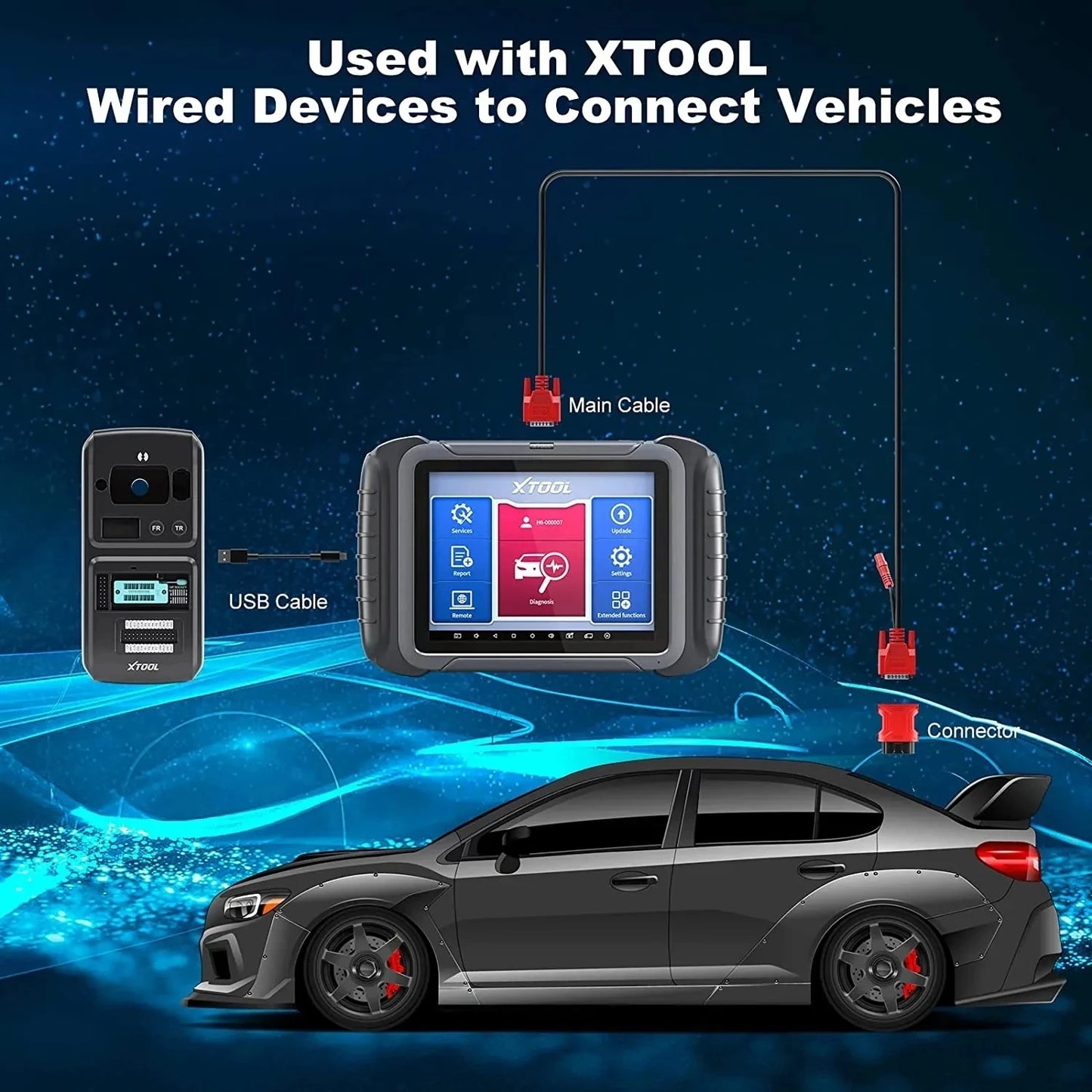 XTOOL KC501 Professional Car Key & Chip Programmer For Benz Infrared Key ECU Reader EEPROM Chip Reading Works With X100PAD3 MAX
