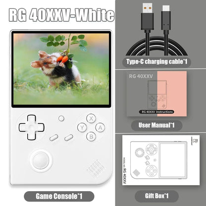 ANBERNIC RG40XXV Retro Handheld Game Console 4.0'' IPS Screen 64 Bit Linux 5G WiFi Bluetooth HD-Support Output PSP Game