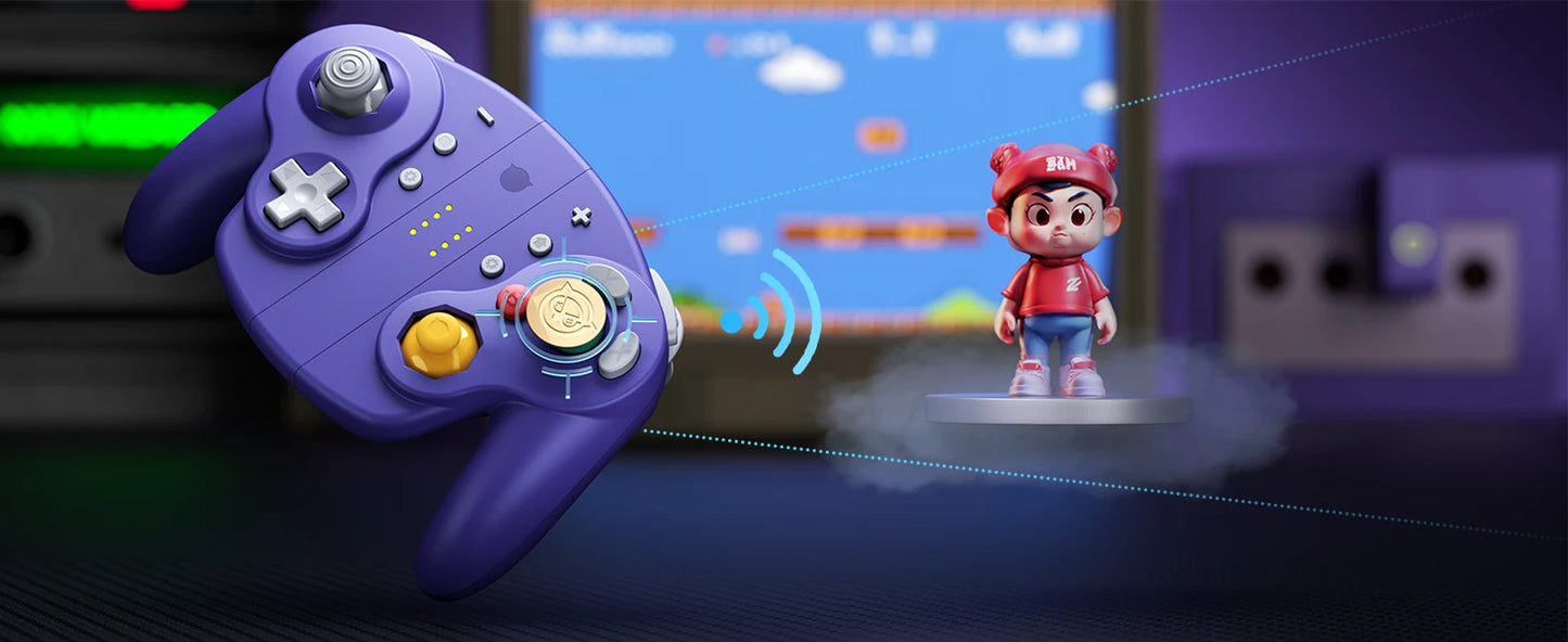 NYXI Wizard 2 Joypad Switch 2 Controller PC NGC, Hall Effect, NFC Function, 6-Gyro, Dual Vibration Purple Local Shipping