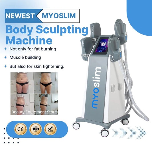 EMS Body Slimming Machine MuscleEMS Electrical Stimulation Muscle Sculpt Fat Burning Control Carving Weight Loss Machine