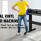 SucceBuy 34 Inch Vinyl Cutter Machine With Floor Stand Vinly Sign Cutting Plotter Starter Kits Software Adjustable Force  Speed