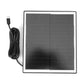 20W 5V Shingled Solar Panel Polycrystalline Solar Panel Charger Micro USB/USB-C Port Waterproof for EufyCam 3/3C Security Camera