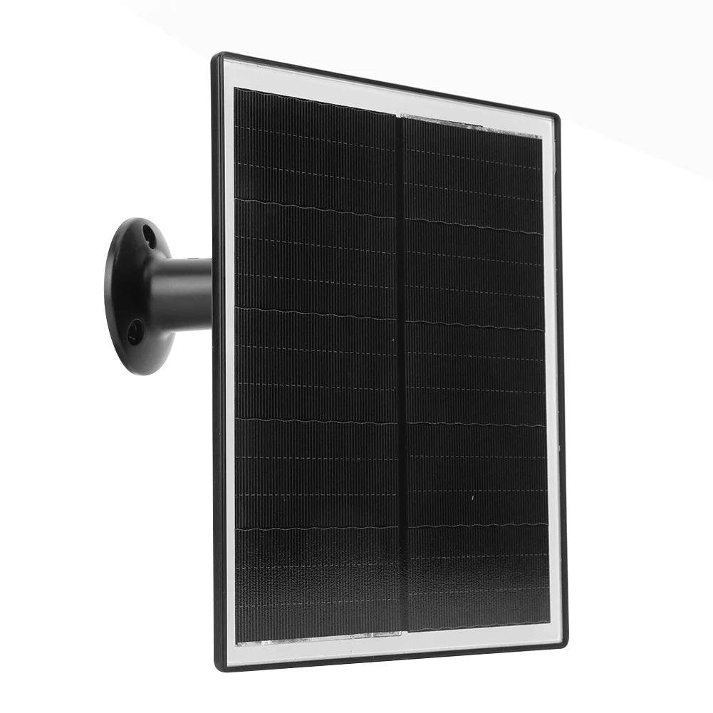 20W 5V Shingled Solar Panel Polycrystalline Solar Panel Charger Micro USB/USB-C Port Waterproof for EufyCam 3/3C Security Camera