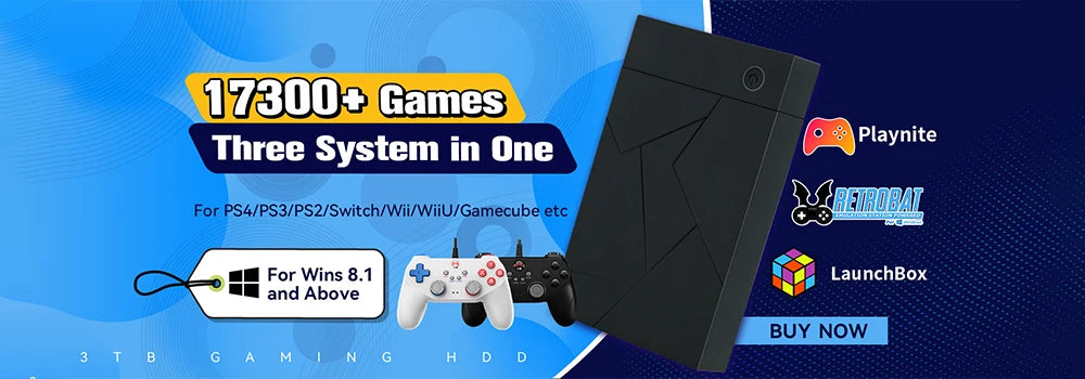 JMachen M15 Game Stick 64G Video Game Console 4K UHD Output with 30000+ Retro Games for PS1/MAME/SNES with Wireless Controllers