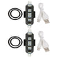 2pcs Practical Scooter Warning Light Electric Scooter Night Safety High-brightness Taillight Waterproof LED Flashlight