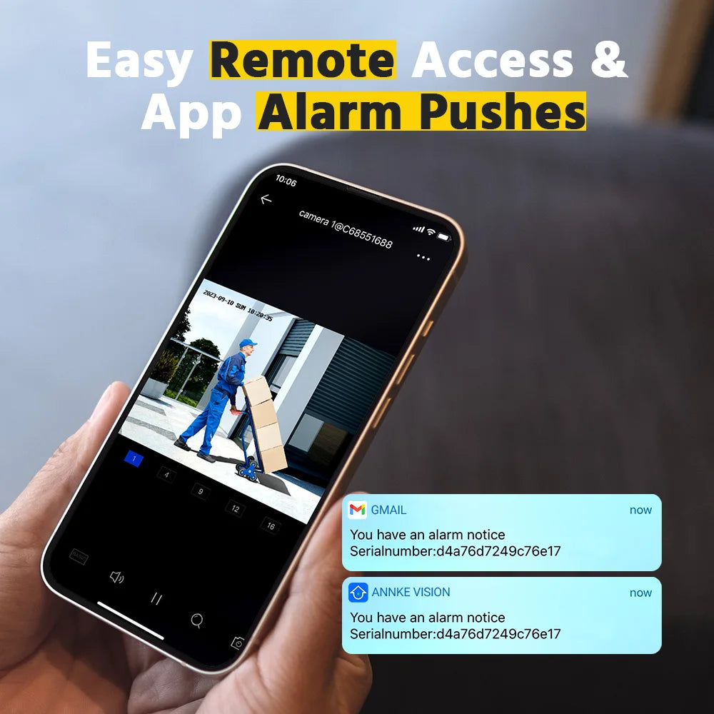 ANNKE 4K Outdoor Video Security Camera System 180° Dual Lens Security IP PoE Camera Smart Human Vehicle Detection 8MP POE Cam