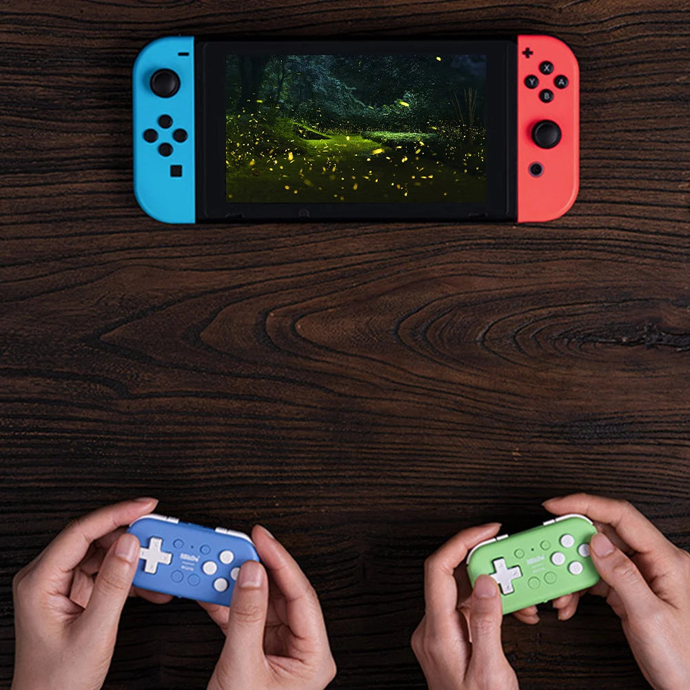8Bitdo Micro Gamepad Designed for 2D Games Wireless Gamepad Bluetooth-compatible Handheld Console for Switch/Raspberry Pi
