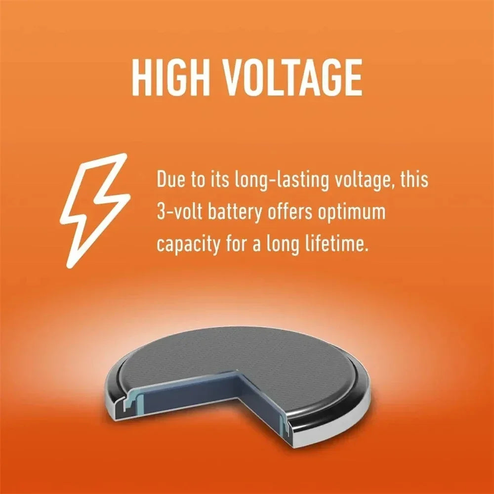 10-100PCS 150mAh 3V CR2025 Battery CR 2025 Lithium Battery DL2025 BR2025 KCR2025 For Car Remote Control Watch Button Coin Cells