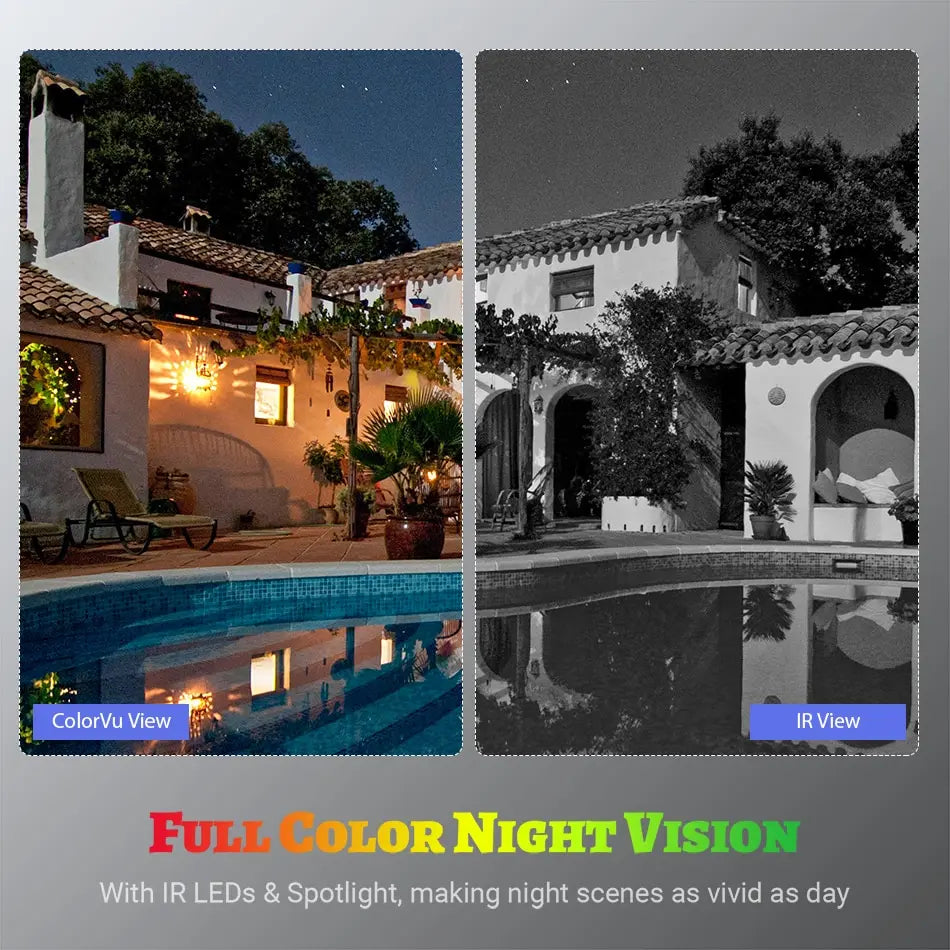 Hikvision Compatible 4K 8MP ColorVu IP Camera Built in audio SD Card slot Surveillance Network Camera Plug&Play HIK NVR