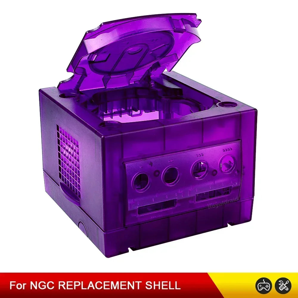 7 COLOR Transparent Box Replacement Case For Gamecube Housing Shell Case For NGC Retro Video Game Console DOL-101/DOL-001 Access