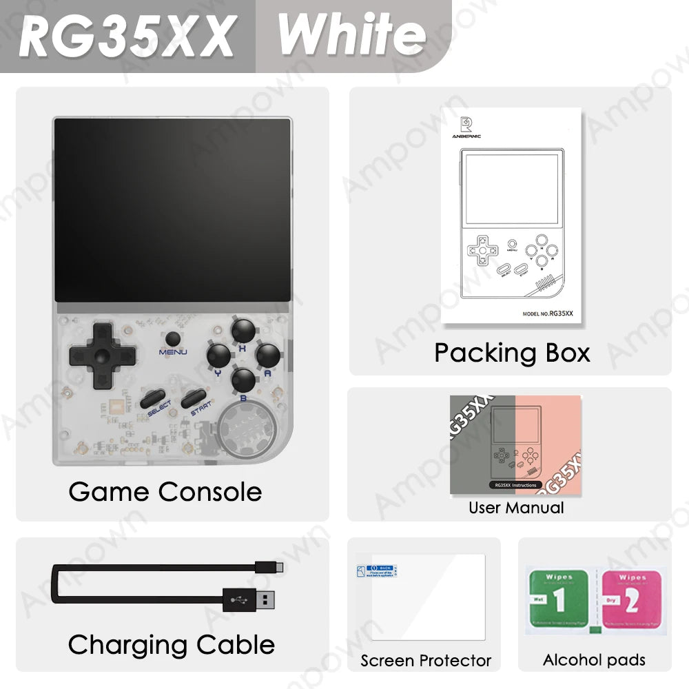 ANBERNIC RG35XX Handheld Game Console H700 Processor 3.5'' IPS Screen Linux System Retro Portable Video Console 2024 New Model