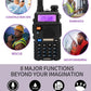 4PCS Baofeng Walkie Talkie UV 5R 8W Ham Radio Long Range Walkie Talkies Dual Band Handheld Two Way Radio with 3800mAh Battery
