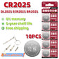 10-100PCS 150mAh 3V CR2025 Battery CR 2025 Lithium Battery DL2025 BR2025 KCR2025 For Car Remote Control Watch Button Coin Cells