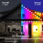 300ft Permanent Outdoor Light,RGB Eaves Lights with App Control Remote,DIY IP67 Waterproof Under Eave Lighting,Outside led Light