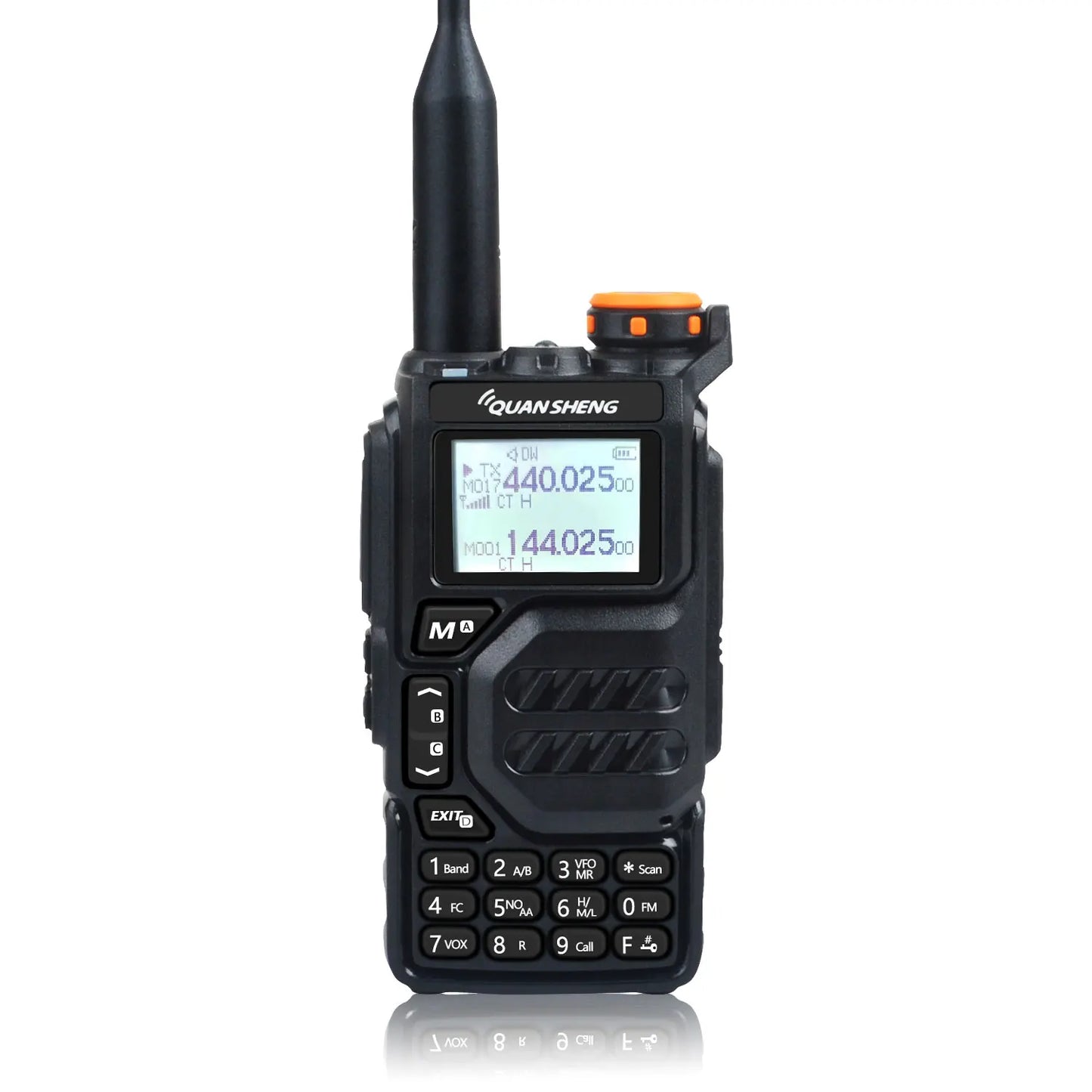 Quansheng 50-600MHz RX Walkie Talkie UV-K5 VHFUHF 136-174MHz 400-470MHz RX TX Both DTMF VOX FM Air Band Wireless Freq Copy Radio