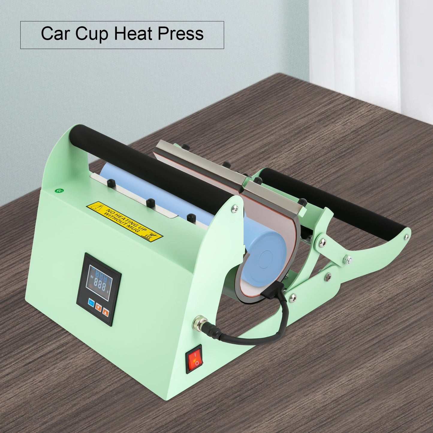 Car Cup Mug Press Heat Machine, Tumbler Heat Press, Tumbler Heat Press Machine 0-204°C 110V  500W