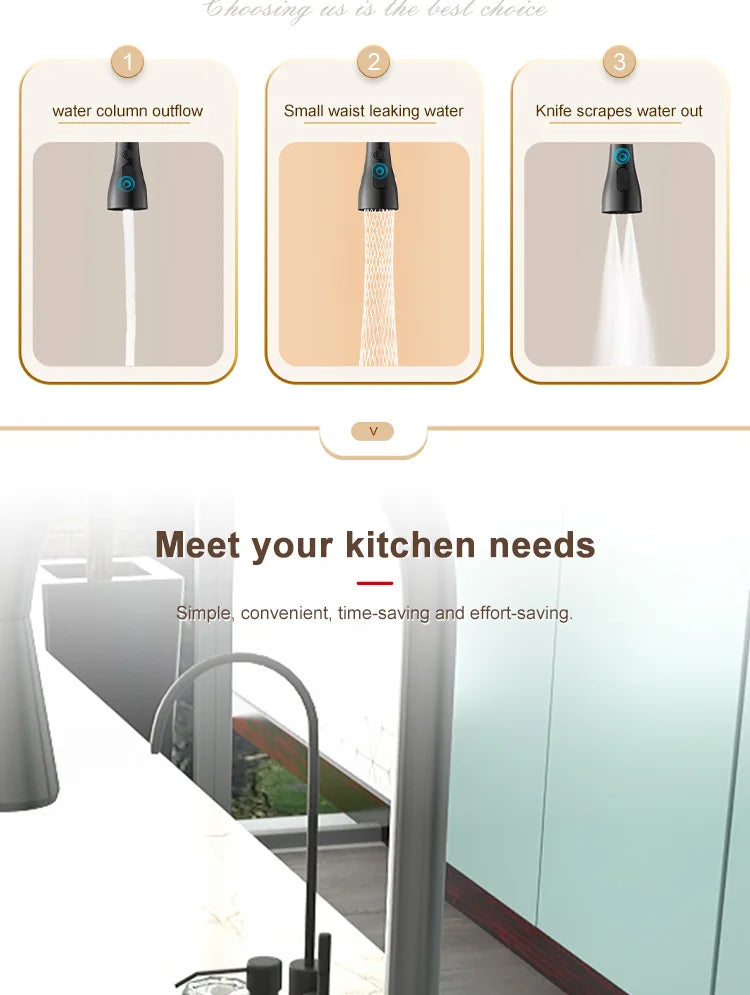 Stainless Steel Waterfall Kitchen Sink Large Single Slot With Digital Display Faucet Apartment Multifunctional Wash Basin