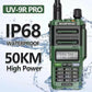 Baofeng UV 9R PRO IP68 Waterproof Walkie Talkie UHF/VHF 8W Dual Band High Power Long Range Radio + Earpiece