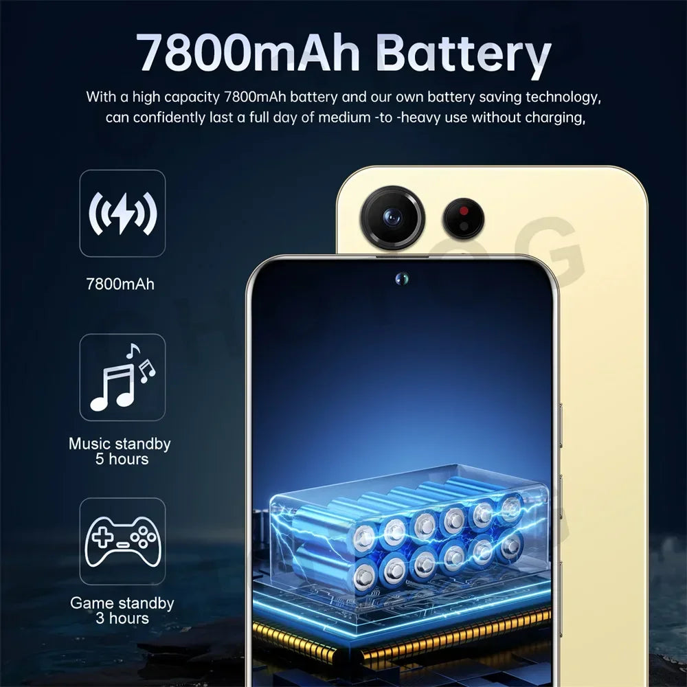 Silicone Case For SMS 25 Ultra Original Android 14 Smartphone Cover For 5G Dual SIM Face Unlocked Global Version 7800mAh Cases