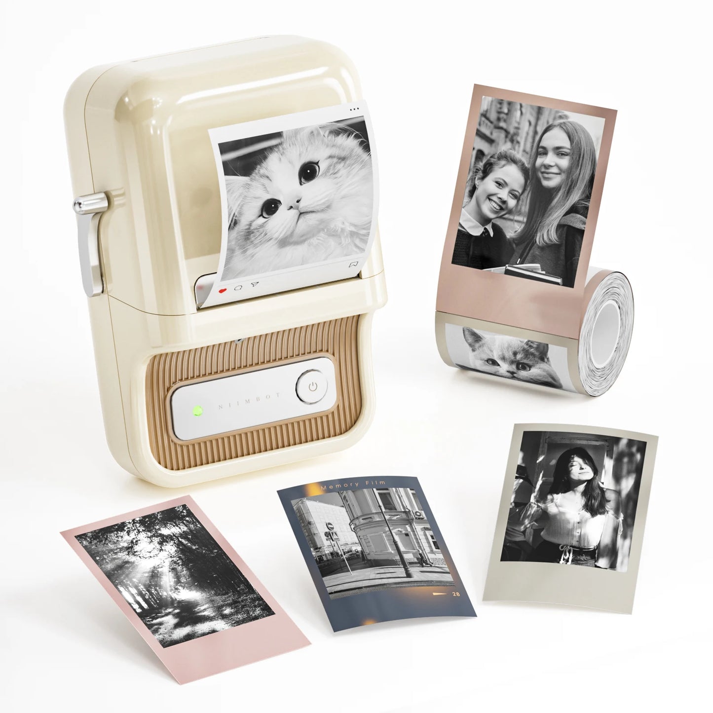 Niimbot B21 Pro 300dpi Label Maker Bluetooth printer 20-50mm Width Tape For DIY Crafts Notes Scrapbook Photo Shipped Locally