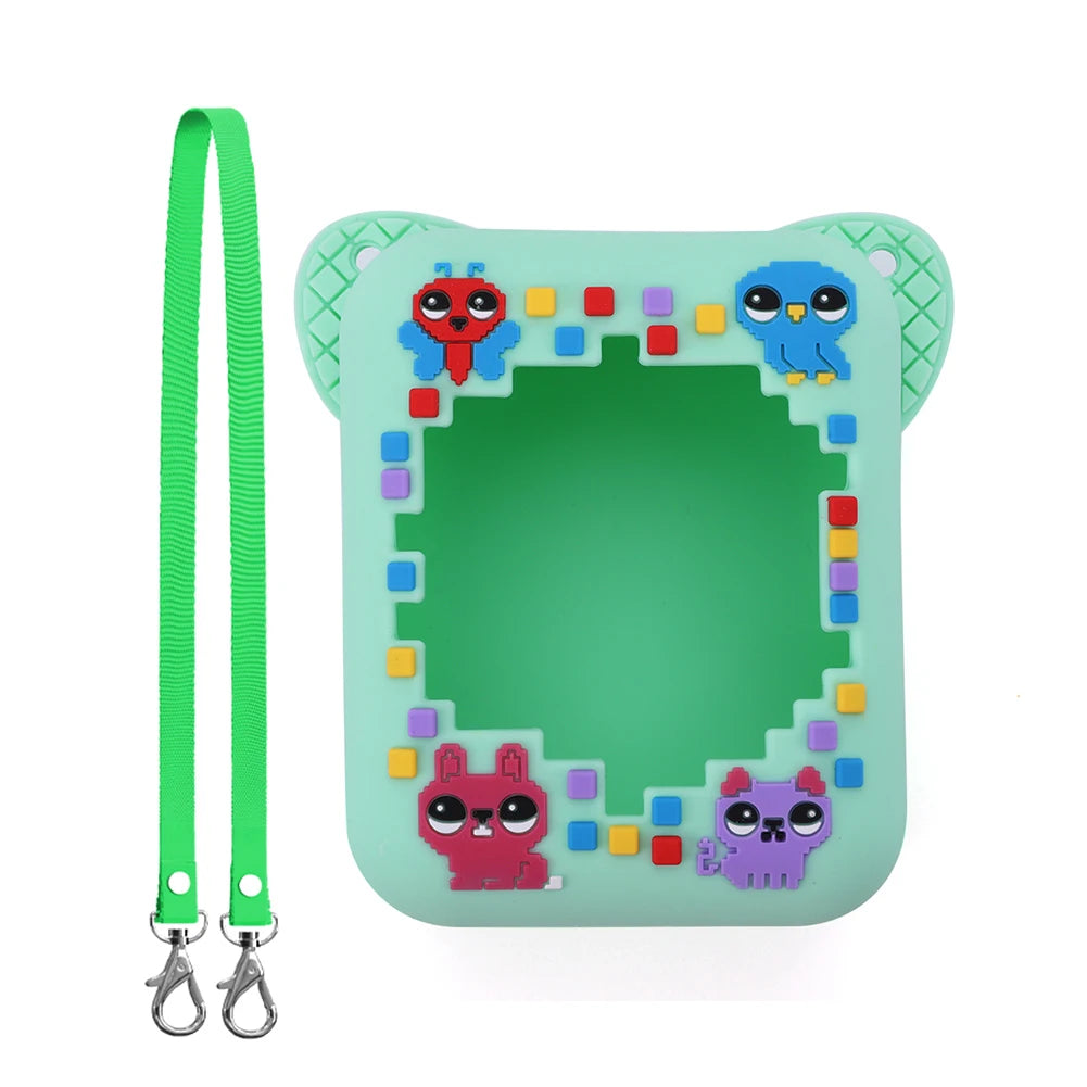 Protective Case For Bitzee Digital Pet Soft Silicone Protective Cover With Lanyard Dustproof Carrying Case Bag Accessories