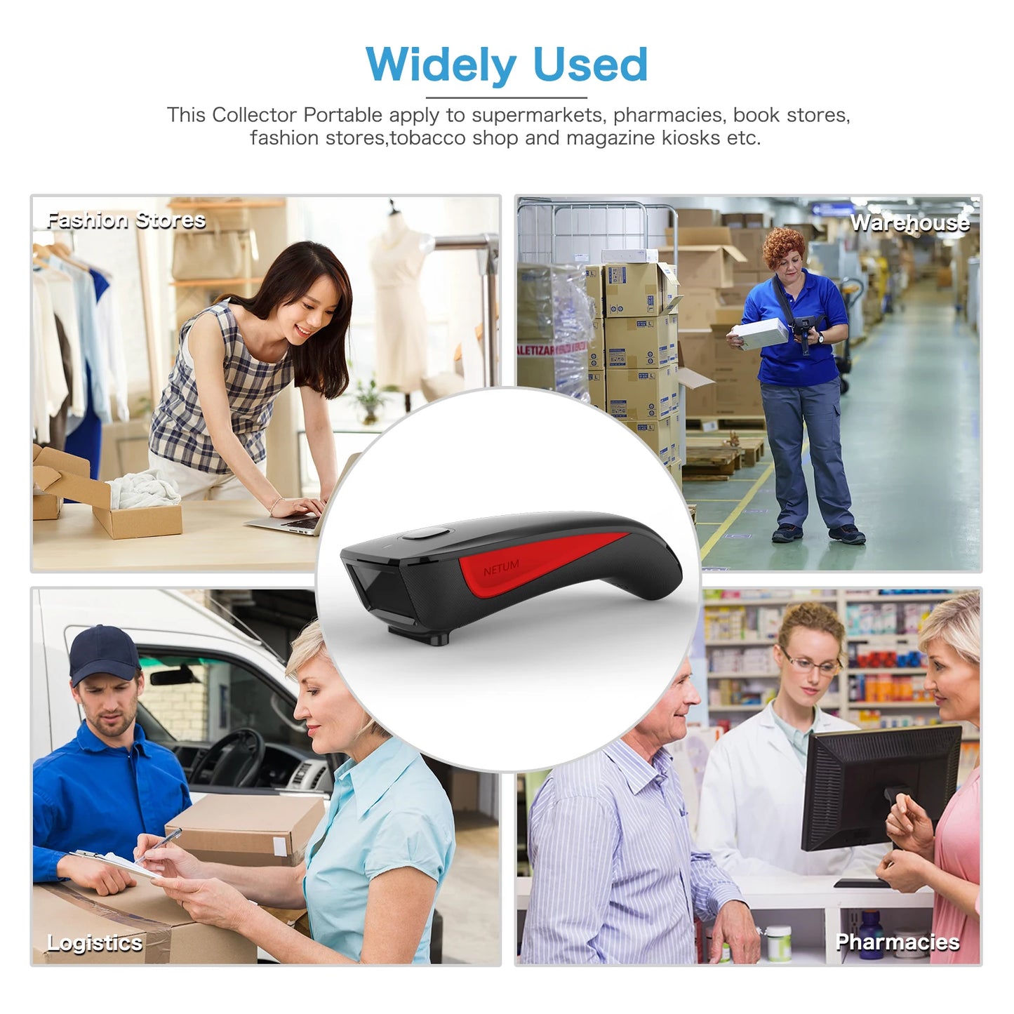 NETUM Barcode Scanner Charging Base, Suitable for C750,C740,C830,C850,C990 and C200