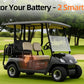 Humsienk Bluetooth LiFePO4 Battery 48V 100Ah Specializing in Golf Cart 200A BMS 5120Wh Energy Real-time Monitor Battery Data
