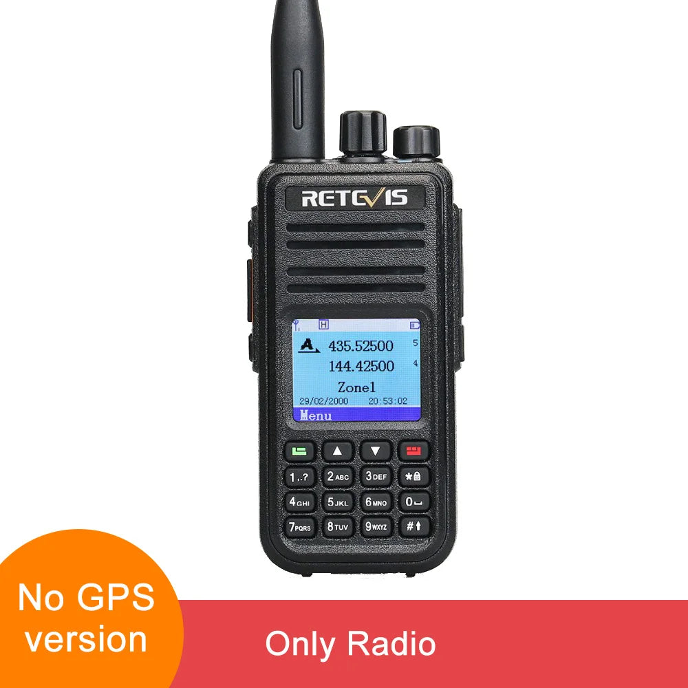 Retevis RT3S Walkie Talkie DMR Radio Uhf Vhf  Digital Amateur 5W Long Range Ham Radio Stations Walkie-Talkies Professional  GPS