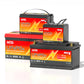 12V 24V 100Ah 140Ah 168Ah 200Ah 300Ah LiFePO4 Deep Cycle Battery Built-in BMS Perfect for RV/Camper Trolling Motor Marine