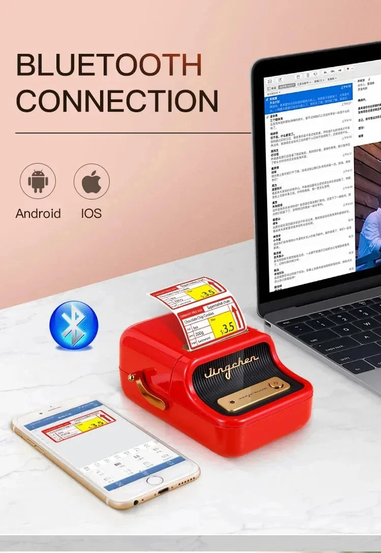 Niimbot B21 Mini Portable Thermal Printer Self-adhesive Label Printer Portable Inkless