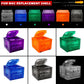 7 COLOR Transparent Box Replacement Case For Gamecube Housing Shell Case For NGC Retro Video Game Console DOL-101/DOL-001 Access