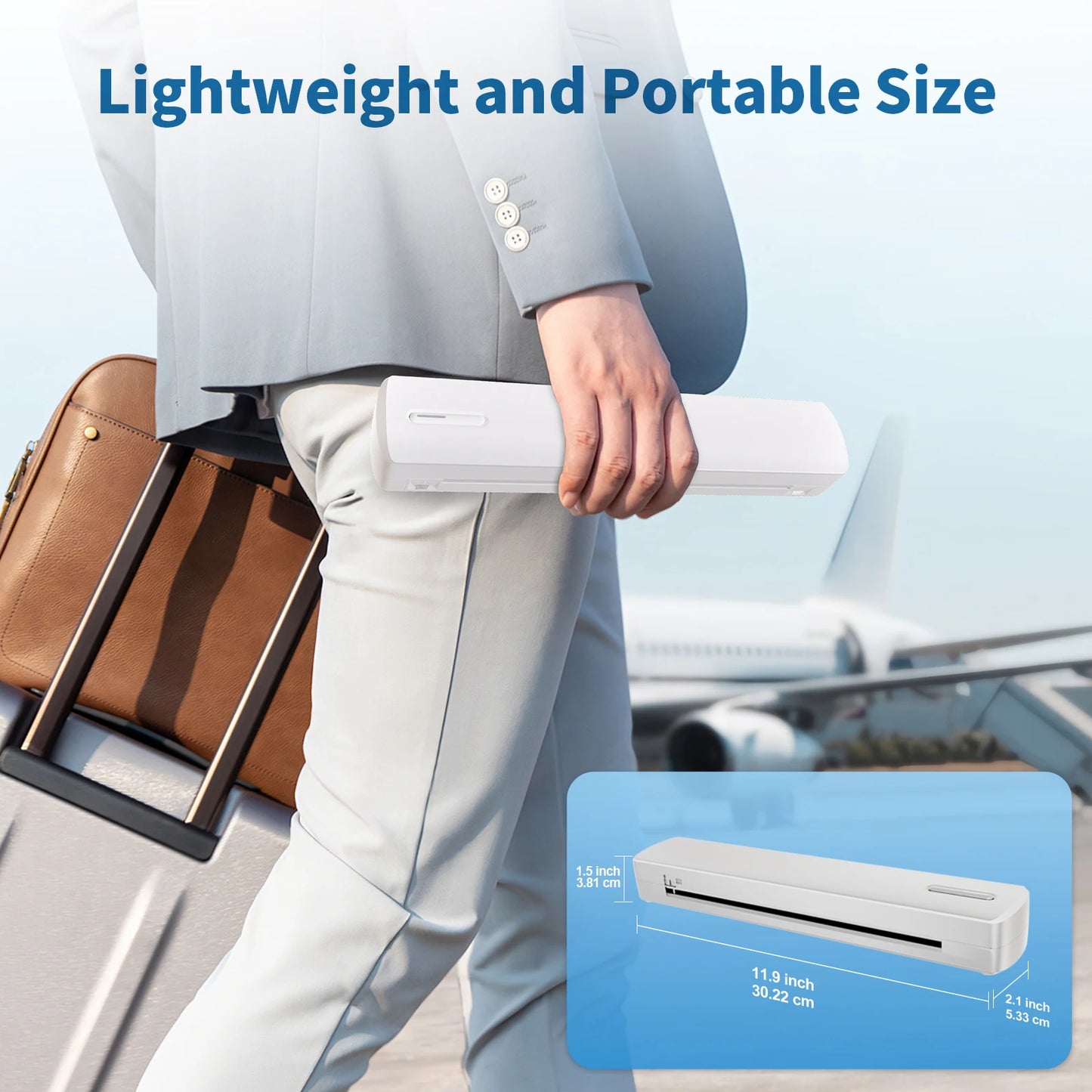 Thermal Printer Inkless Wireless A4 C80 300DPI 1500mAh BT Mobile Printing iOS/Android/Laptop For Tattoo Artists Enthusiasts