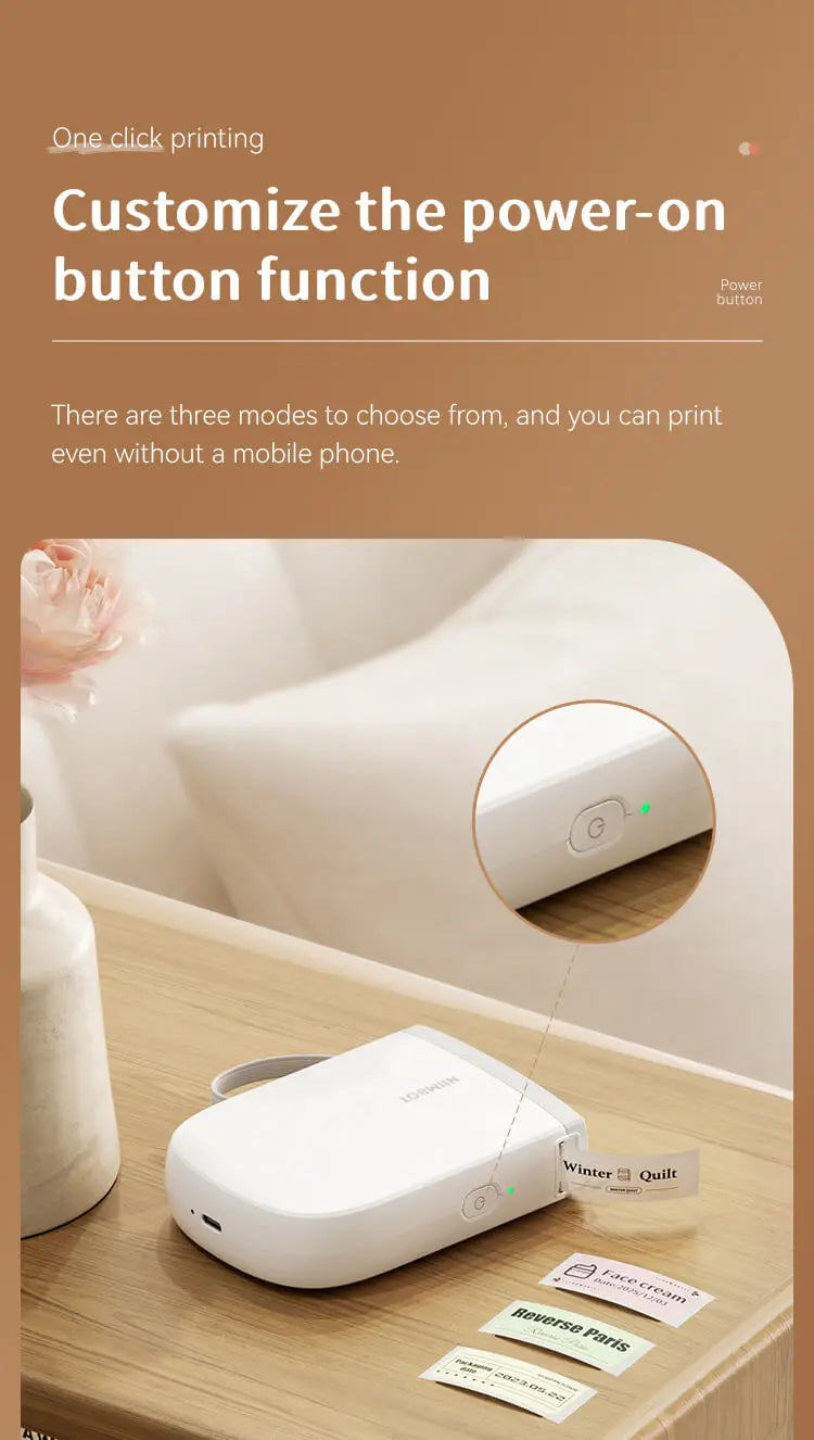 Niimbot 300 DPI High Definition Label Printer Upgraded D11 Wireless Thermal Label Maker Self-Adhesive Labeling Machine