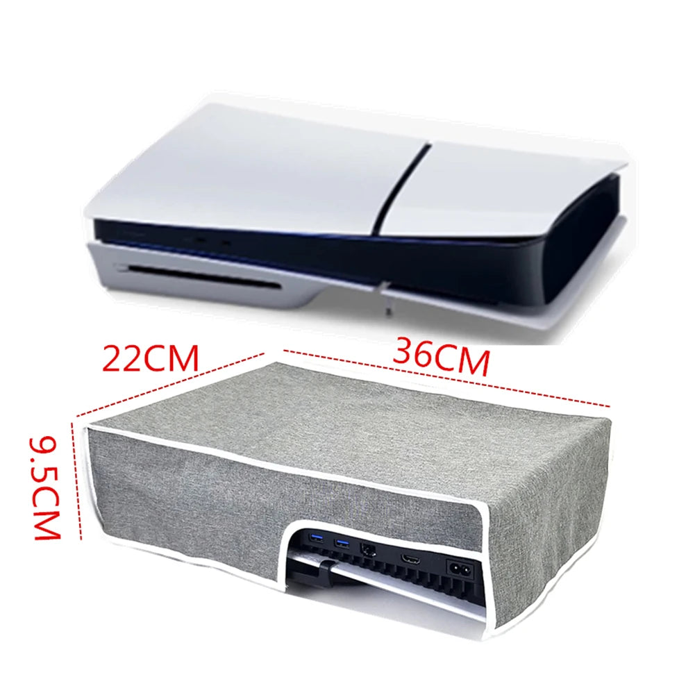 Vertical/Horizontal Dust Cover for PS5 Slim Protective Case Anti-Scratch Host Guard Case for Playstation 5 Slim Accessories