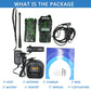 2PCS Baofeng UV-82 5W Dual Band 136-174 & 400-520MHz Walkie Talkie UV82 128 Channels CTCSS DCS Portable Ham Radio