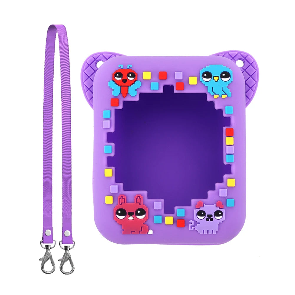 Protective Case For Bitzee Digital Pet Soft Silicone Protective Cover With Lanyard Dustproof Carrying Case Bag Accessories