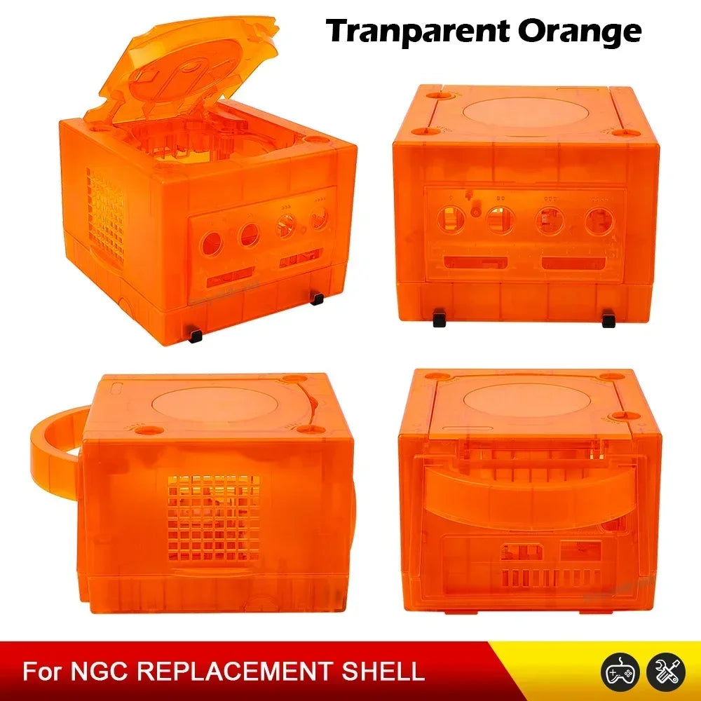7 COLOR Transparent Box Replacement Case For Gamecube Housing Shell Case For NGC Retro Video Game Console DOL-101/DOL-001 Access
