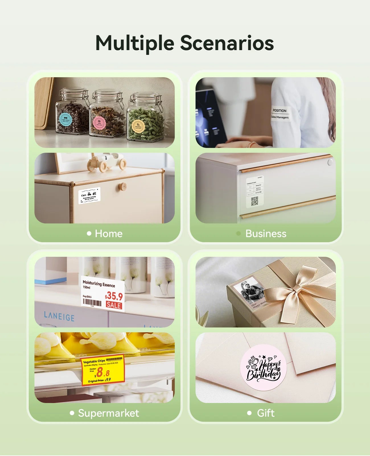 Niimbot B21 Pro 300dpi Label Maker Bluetooth printer 20-50mm Width Tape For DIY Crafts Notes Scrapbook Photo Shipped Locally