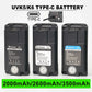 For Quansheng UV-K5 K6 Walkie Talkie Battery 2000/2600/3500mAh Type-C Charge Batterior High Capacity Radio Rechargable Battery