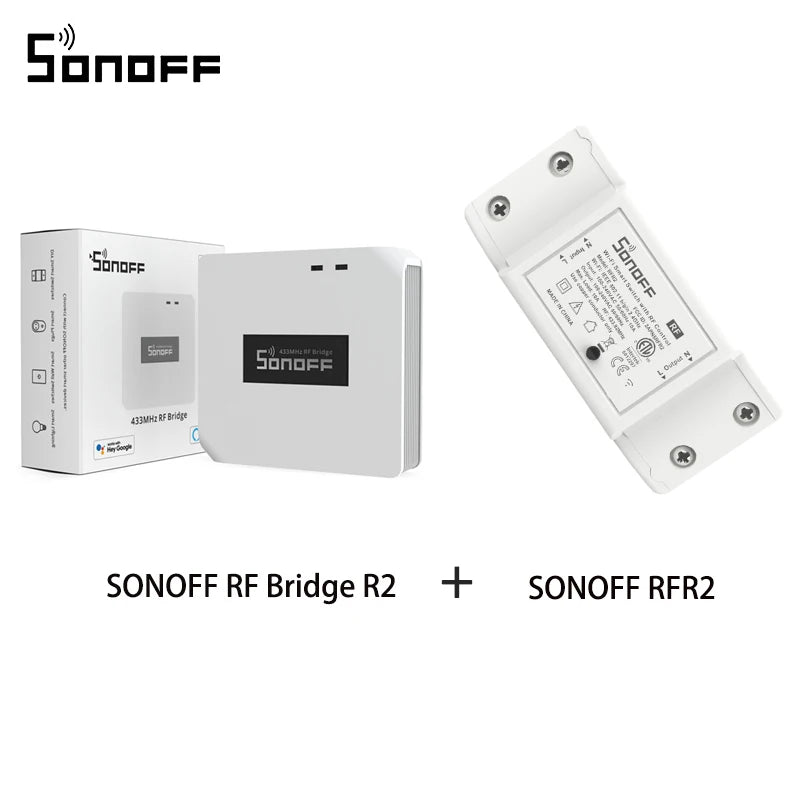 SONOFF RF Bridge R2 433MHz DW2 Door Window PIR3 Motion Sensor SONOFF RF Sensor Kit Works With eWeLink APP Google Home Alexa