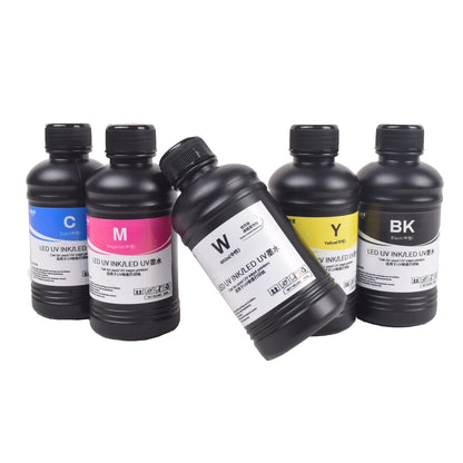 250ML UV Neutral Ink LED UV Soft Ink for R1390 L800 L1800 XP600 TX800 L805 Print head for UV Flatbed Printer