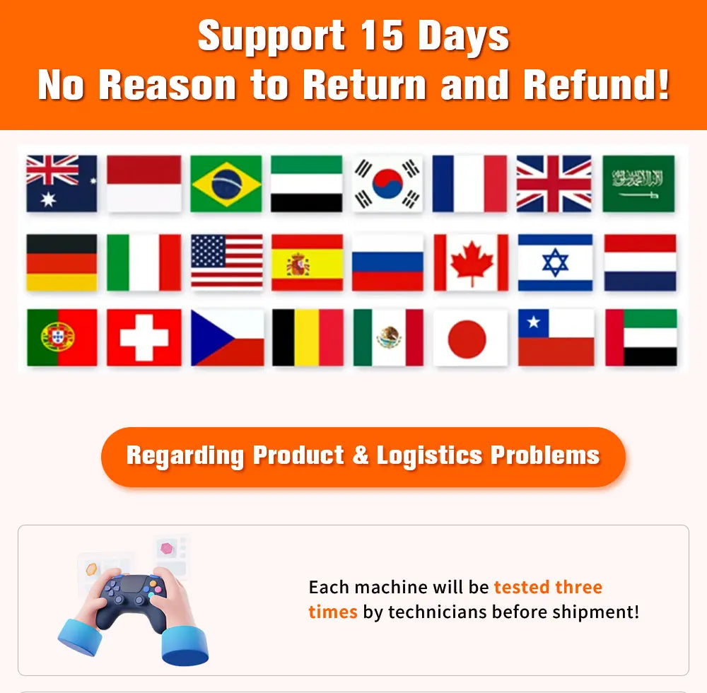 JMachen M15 Game Stick 64G Video Game Console 4K UHD Output with 30000+ Retro Games for PS1/MAME/SNES with Wireless Controllers