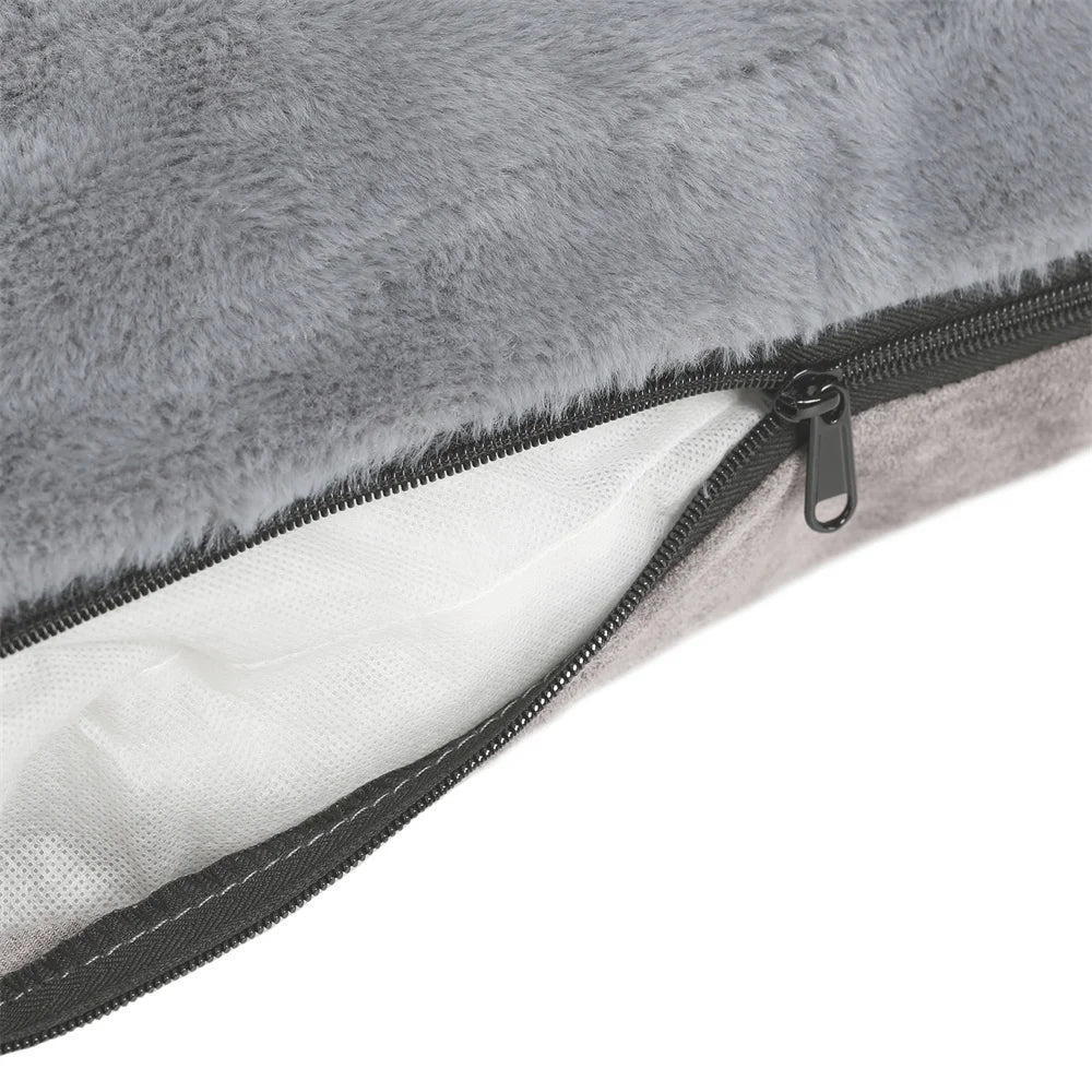 Dog Car Seat Bed Pet Booster Car Seat Travel Carrier with Safety Belt Adjustable Strap Car Seat Protector Cushion Waterproof