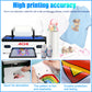 ACHI DTF Transfer Printer A3 DTF Printer T Shirt Printing Machine With Curing Oven for Clothes Hoodies Jeans Textile EU US Stock